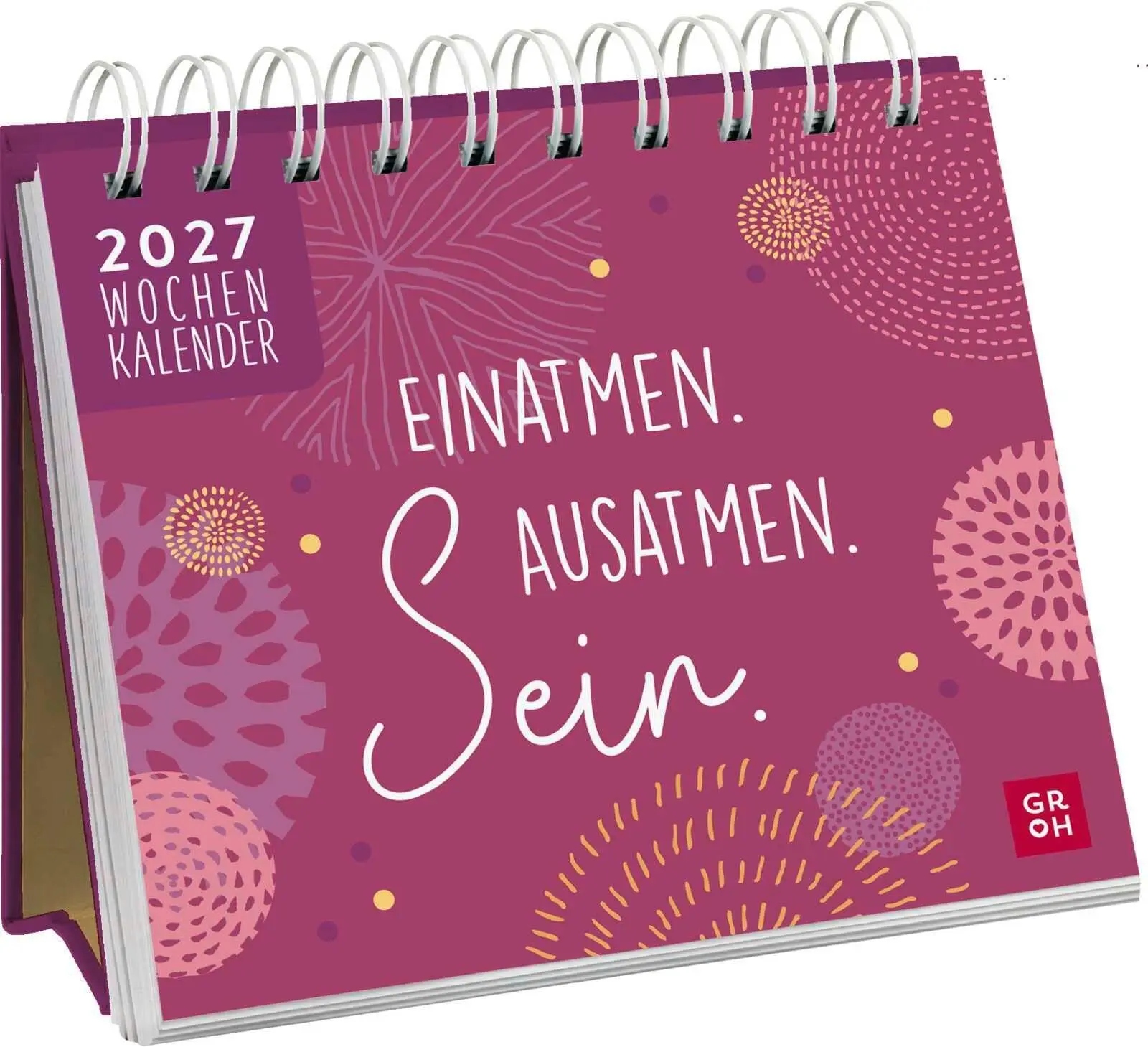 Cover: 4036442014387 | Mini-Wochenkalender 2027: Einatmen. Ausatmen. Sein. | Groh Verlag