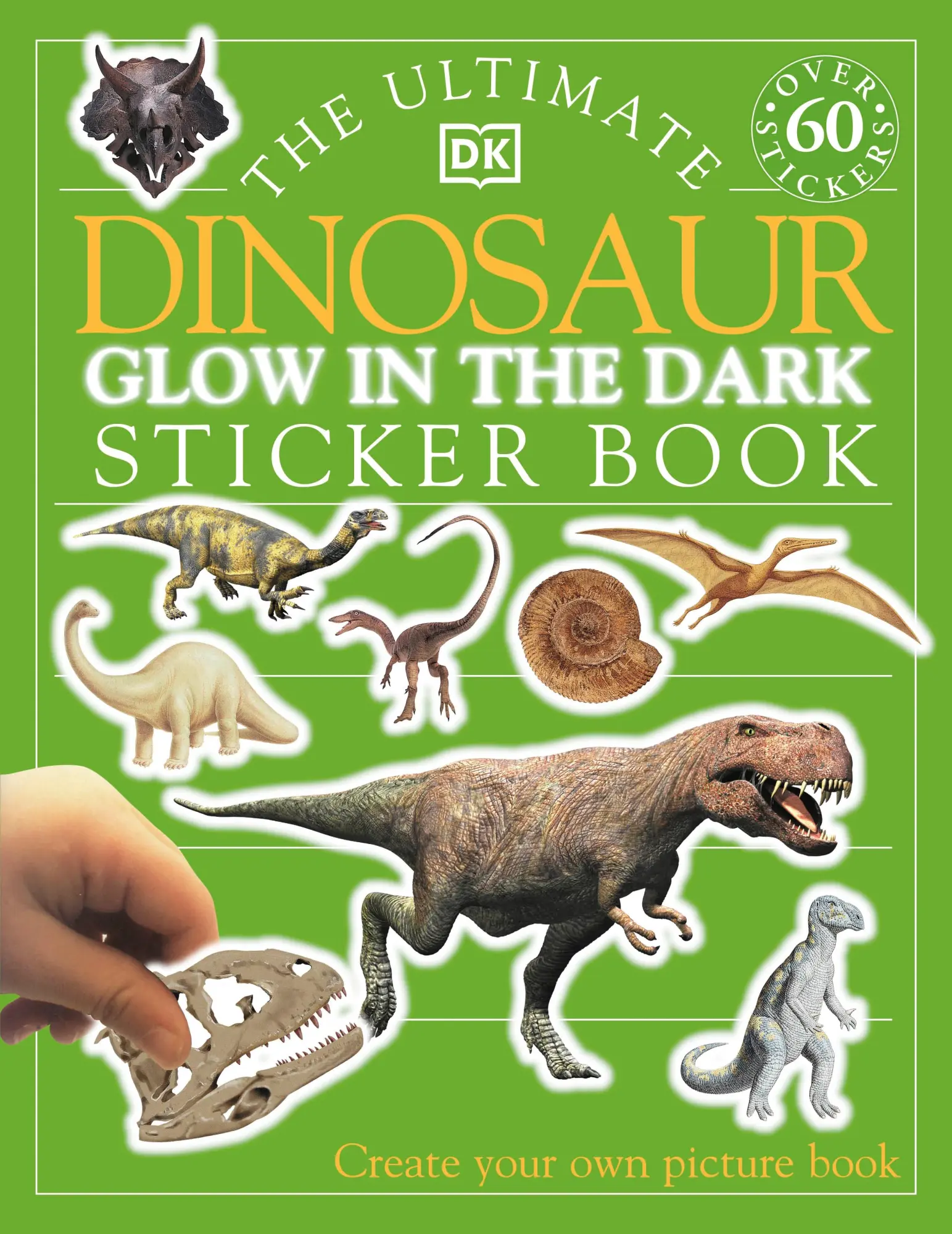 Cover: 9780751344387 | The Ultimate Dinosaur Glow in the Dark Sticker Book | Dk | Taschenbuch