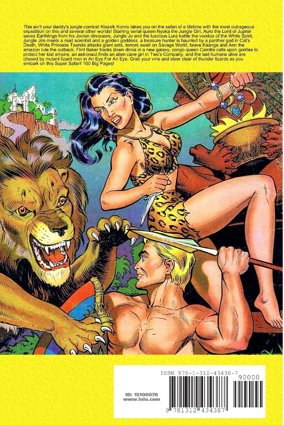 Rückseite: 9781312434387 | Klassik Komix | Super Safari | Mini Komix | Taschenbuch | Englisch