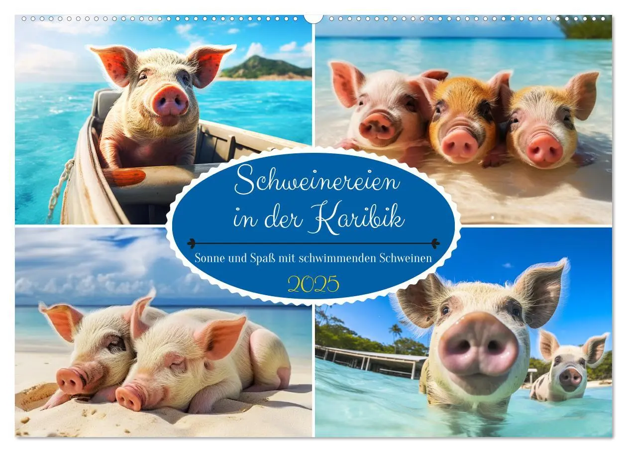 Cover: 9783383834387 | Schweinereien in der Karibik. Sonne und Spaß mit schwimmenden...