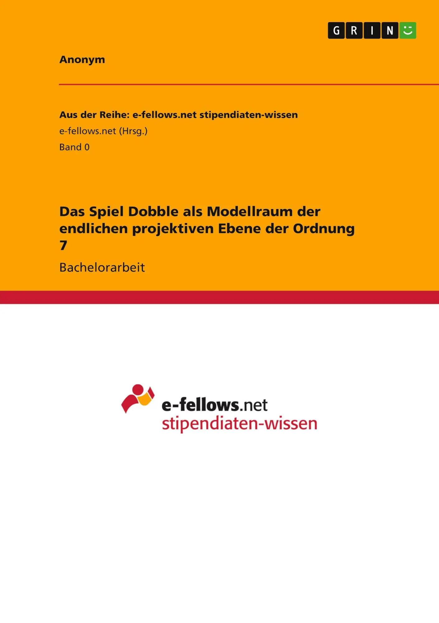 Cover: 9783389014387 | Das Spiel "Dobble" als Modellraum der endlichen projektiven Ebene...