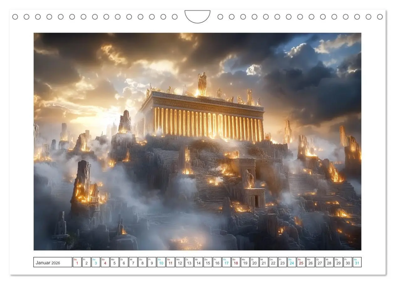 Bild: 9783457254387 | Fantasievolle Weltwunder (Wandkalender 2026 DIN A4 quer), CALVENDO...