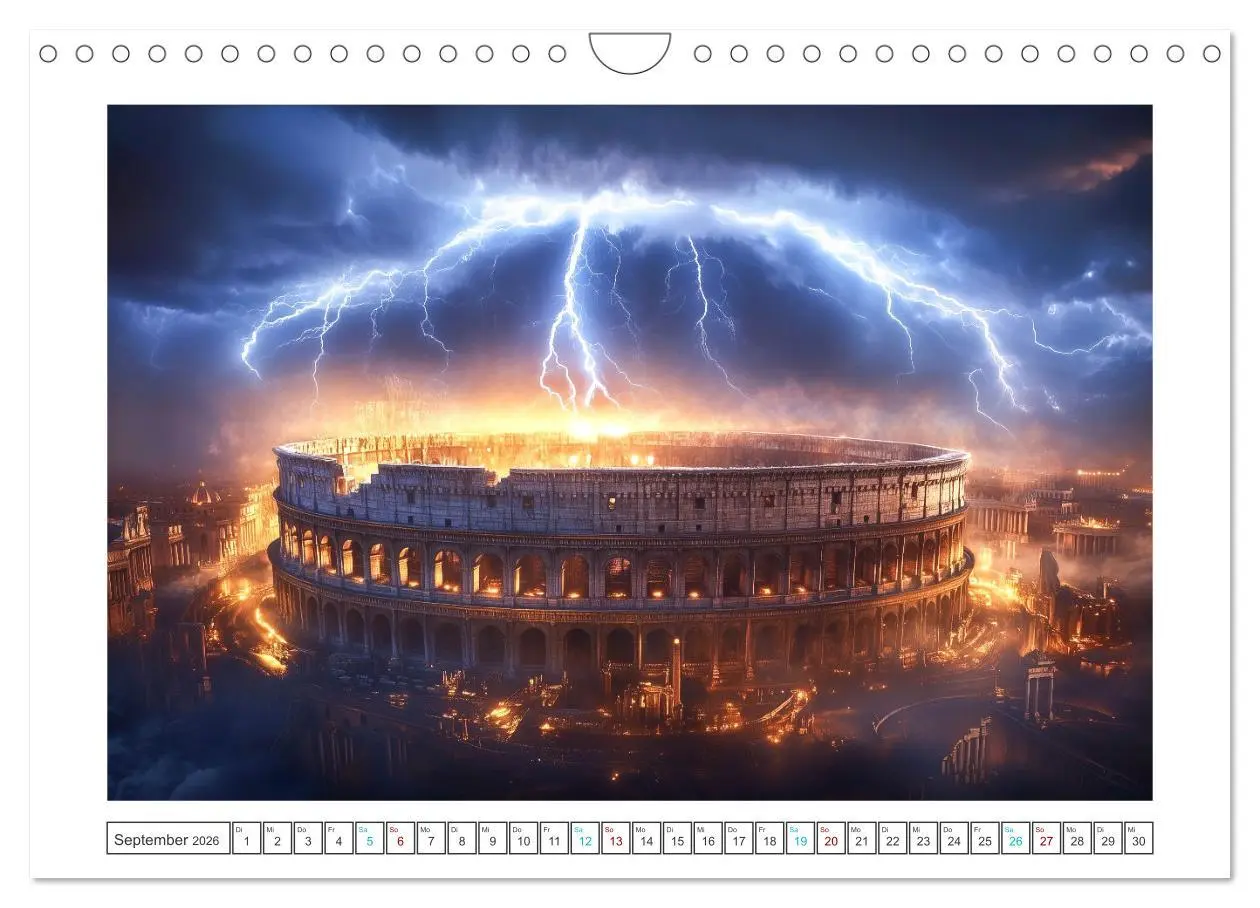 Bild: 9783457254387 | Fantasievolle Weltwunder (Wandkalender 2026 DIN A4 quer), CALVENDO...