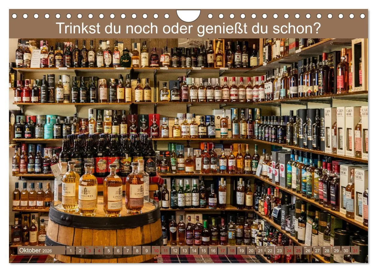 Bild: 9783457324387 | Witzige Whisky-Werbeslogans (Wandkalender 2026 DIN A4 quer),...
