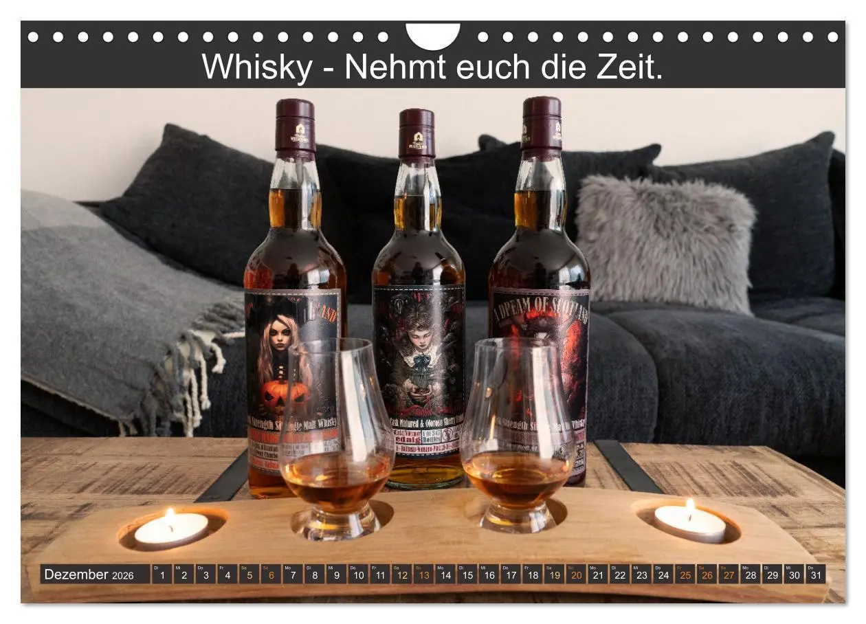 Bild: 9783457324387 | Witzige Whisky-Werbeslogans (Wandkalender 2026 DIN A4 quer),...