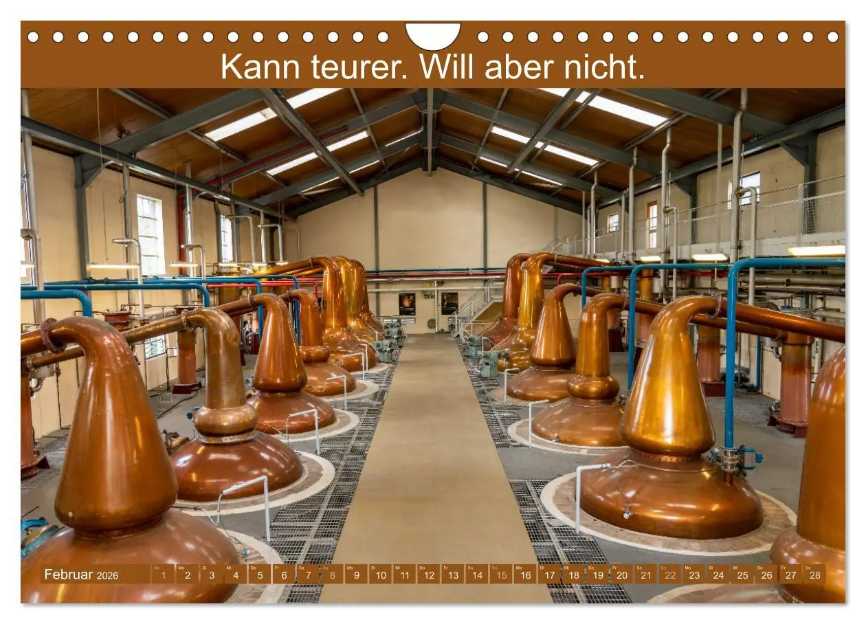 Bild: 9783457324387 | Witzige Whisky-Werbeslogans (Wandkalender 2026 DIN A4 quer),...