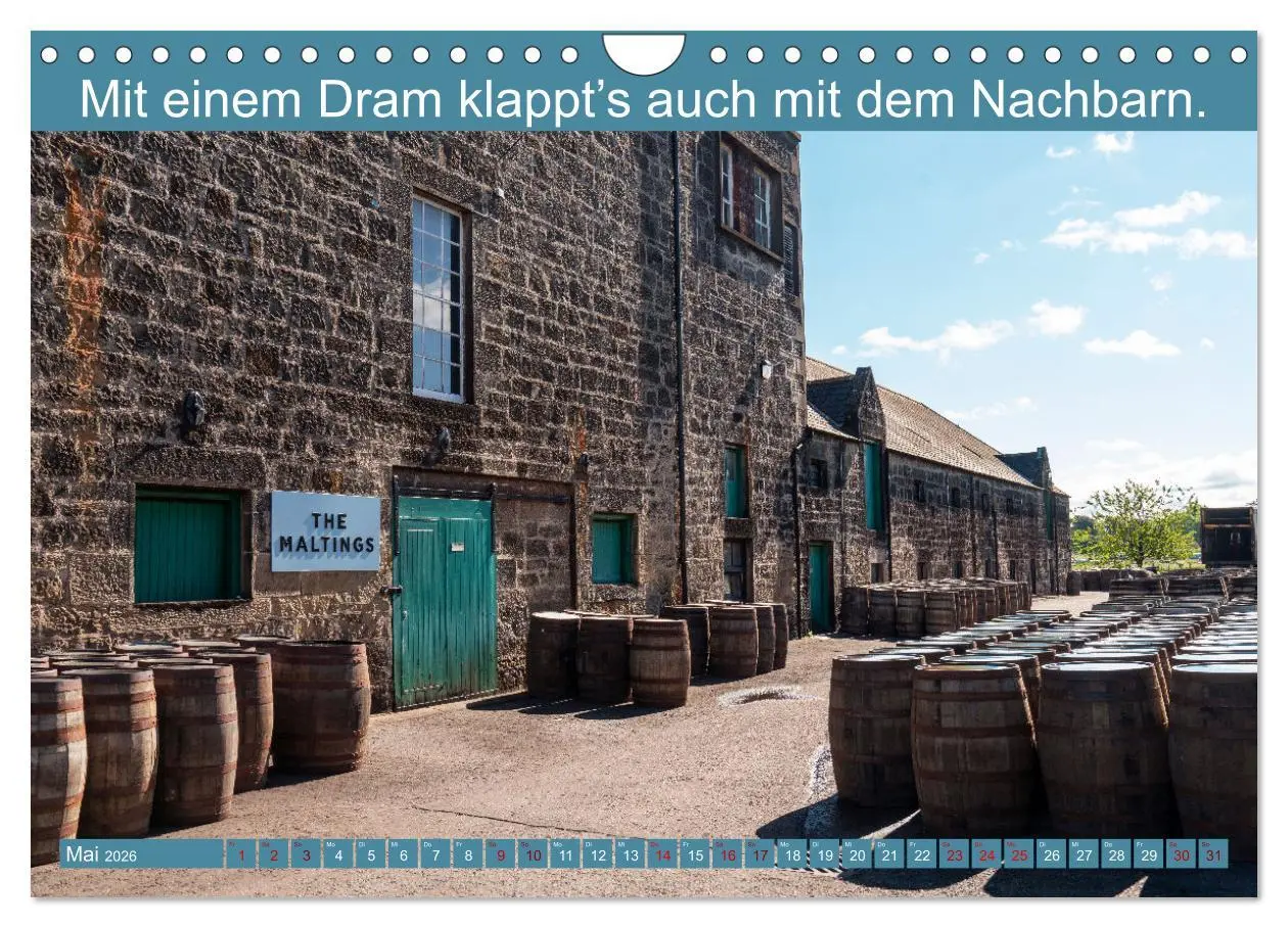 Bild: 9783457324387 | Witzige Whisky-Werbeslogans (Wandkalender 2026 DIN A4 quer),...