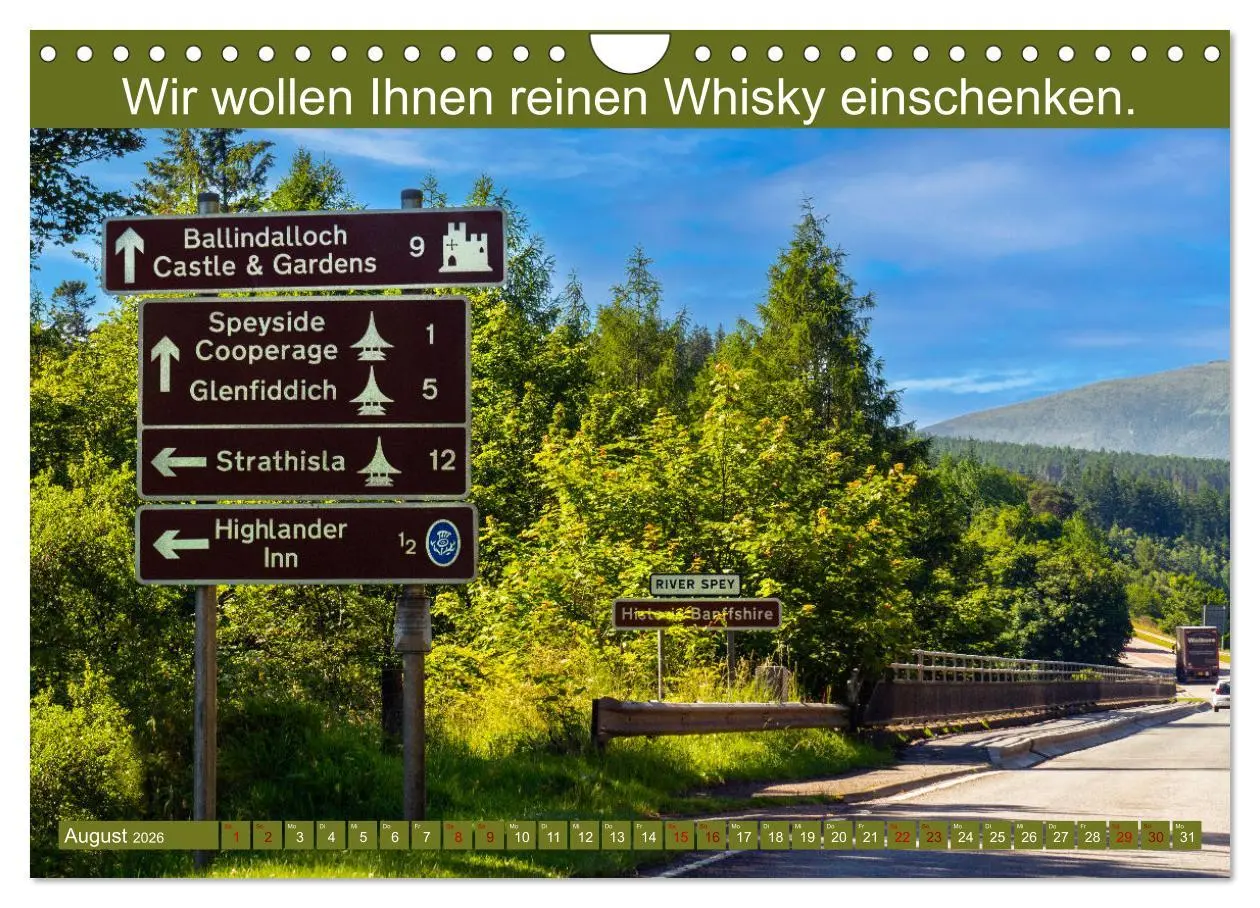 Bild: 9783457324387 | Witzige Whisky-Werbeslogans (Wandkalender 2026 DIN A4 quer),...