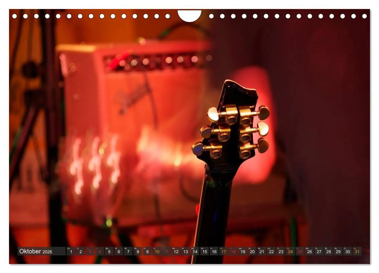 Bild: 9783516034387 | E-Gitarren - einfach cool (Wandkalender 2026 DIN A4 quer), CALVENDO...