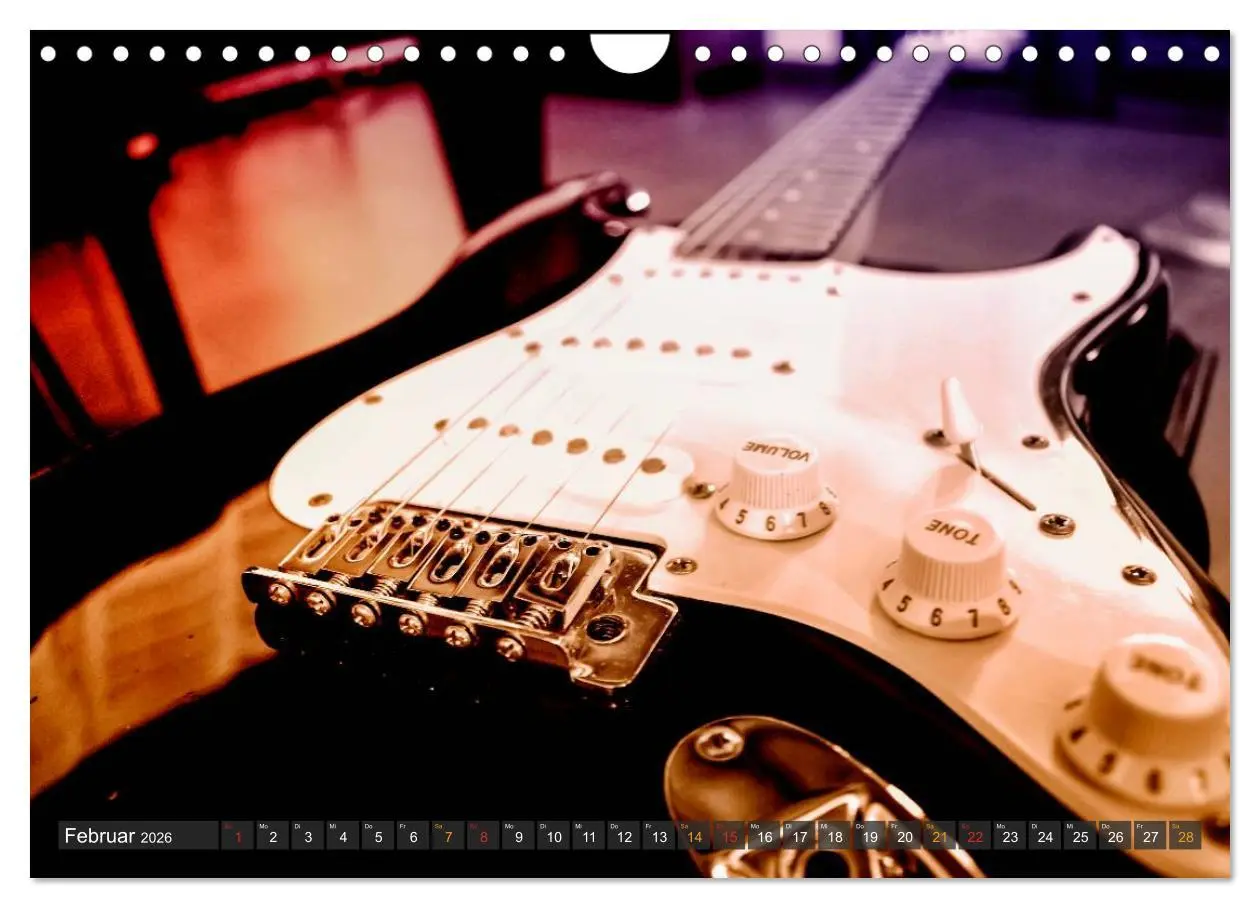 Bild: 9783516034387 | E-Gitarren - einfach cool (Wandkalender 2026 DIN A4 quer), CALVENDO...