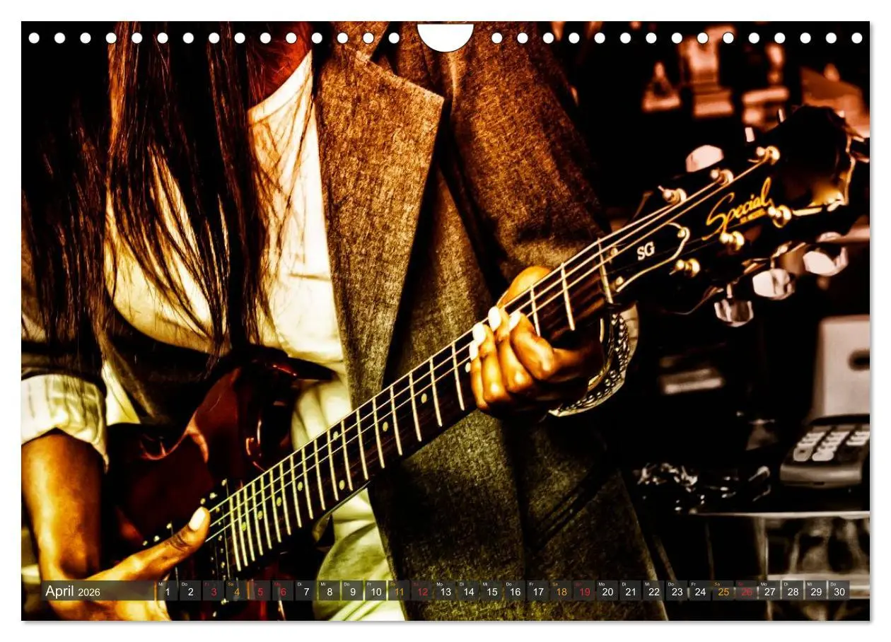 Bild: 9783516034387 | E-Gitarren - einfach cool (Wandkalender 2026 DIN A4 quer), CALVENDO...