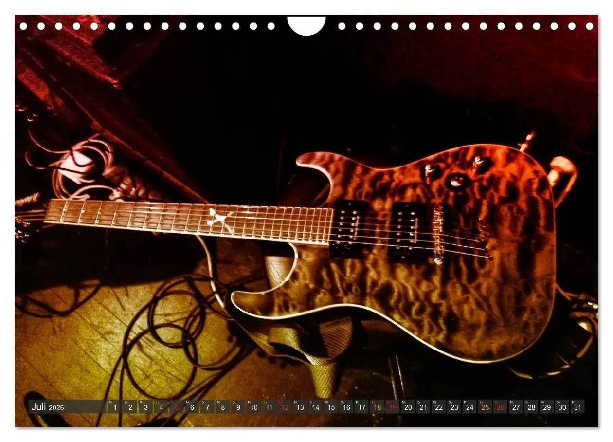 Bild: 9783516034387 | E-Gitarren - einfach cool (Wandkalender 2026 DIN A4 quer), CALVENDO...