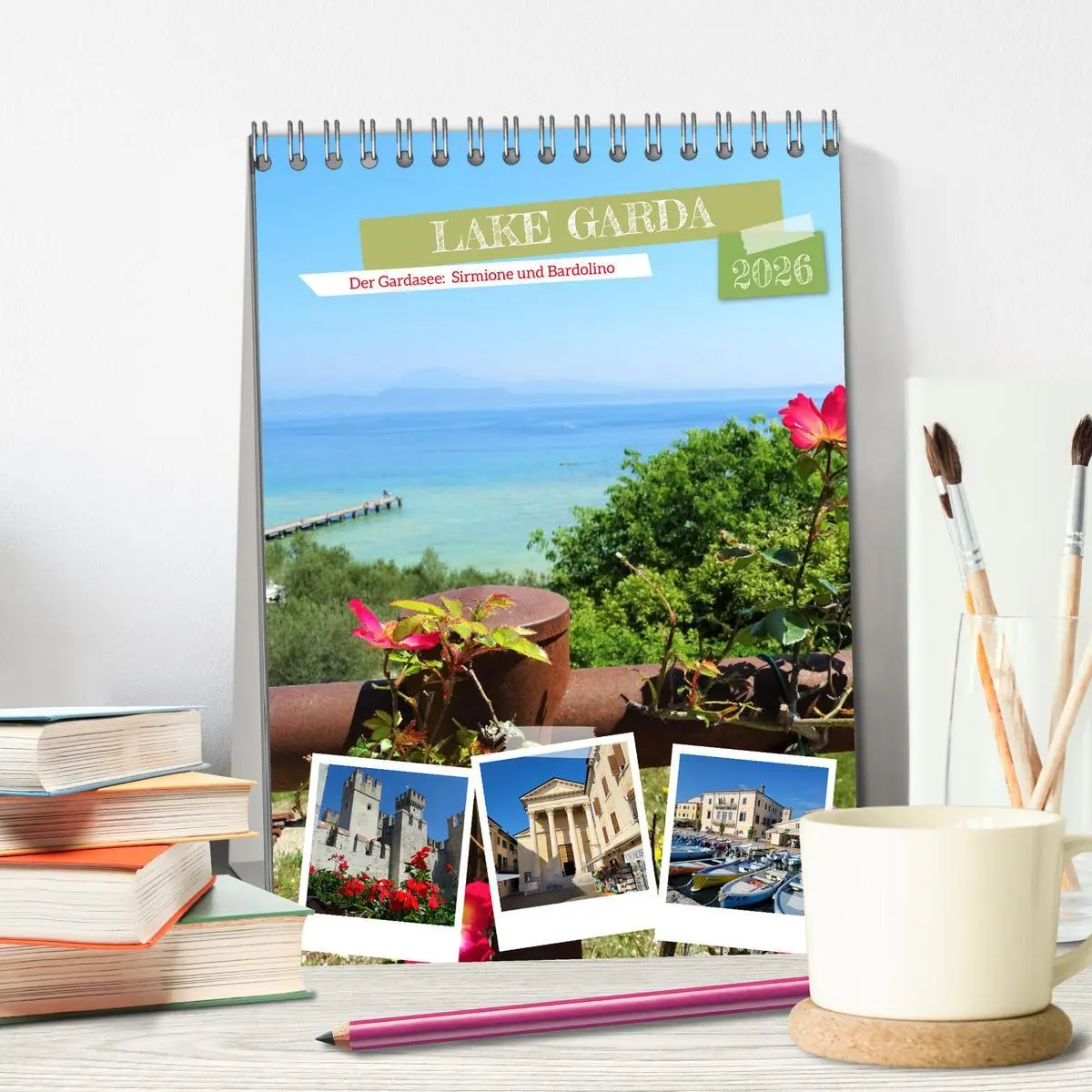 Bild: 9783516344387 | LAKE GARDA DerGardasee: Sirmione und Bardolino (Tischkalender 2026...
