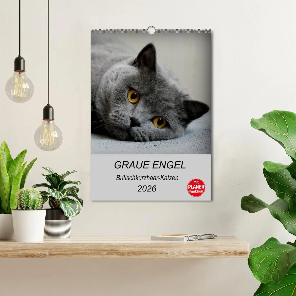 Bild: 9783516414387 | Graue Engel - Britischkurzhaar-Katzen (Wandkalender 2026 DIN A3...