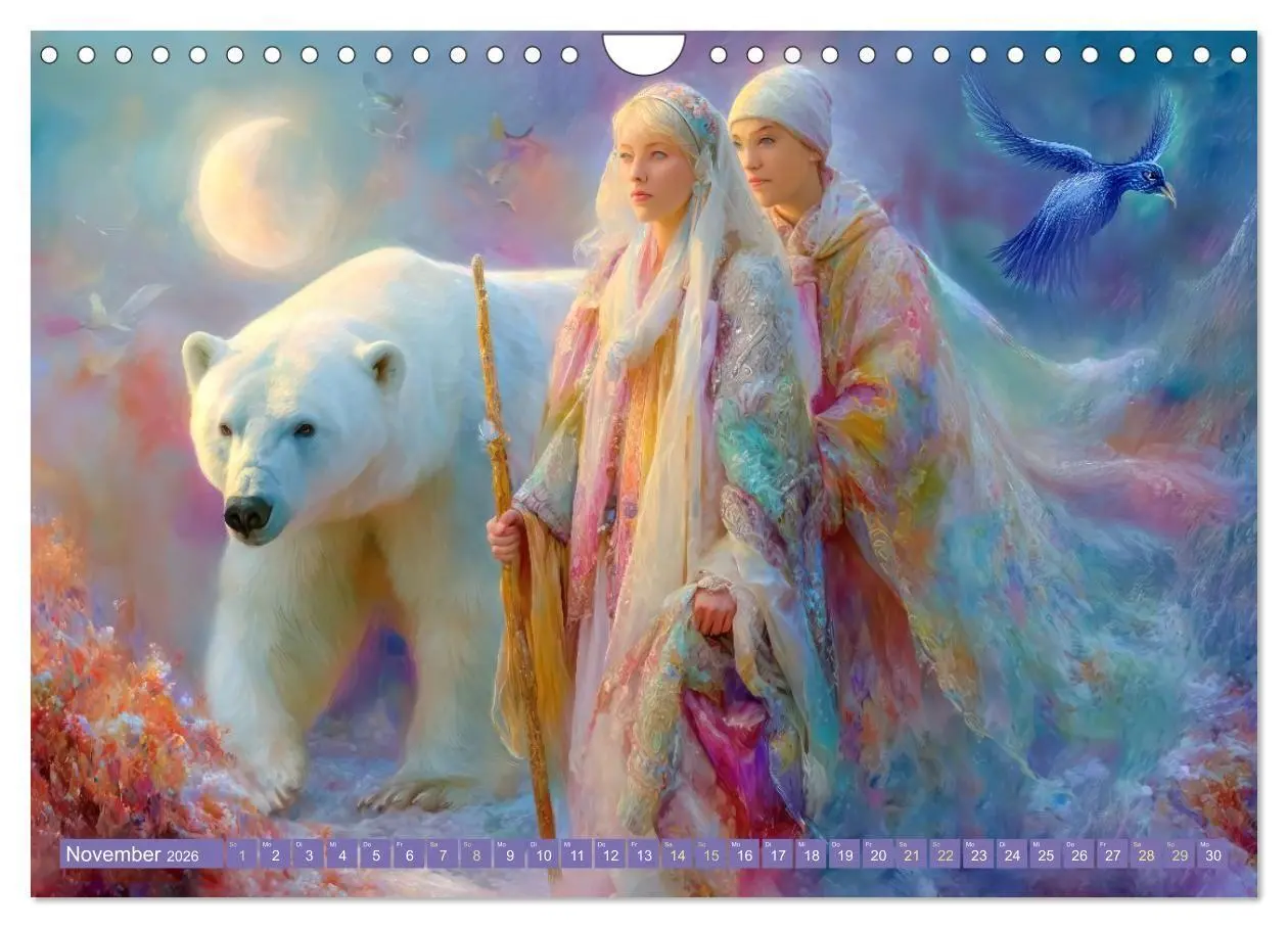 Bild: 9783516654387 | Paradiesische Welt - Fantasiewerke (Wandkalender 2026 DIN A4 quer),...