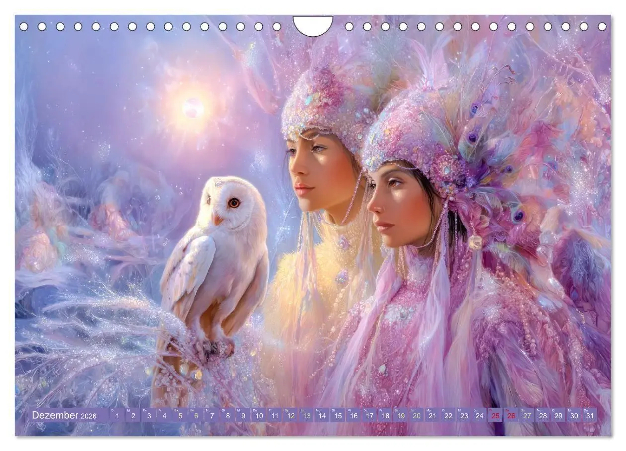 Bild: 9783516654387 | Paradiesische Welt - Fantasiewerke (Wandkalender 2026 DIN A4 quer),...