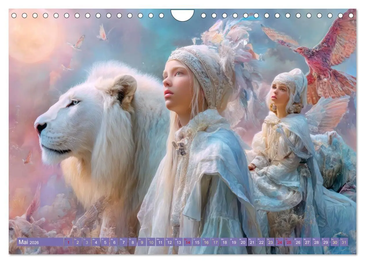Bild: 9783516654387 | Paradiesische Welt - Fantasiewerke (Wandkalender 2026 DIN A4 quer),...