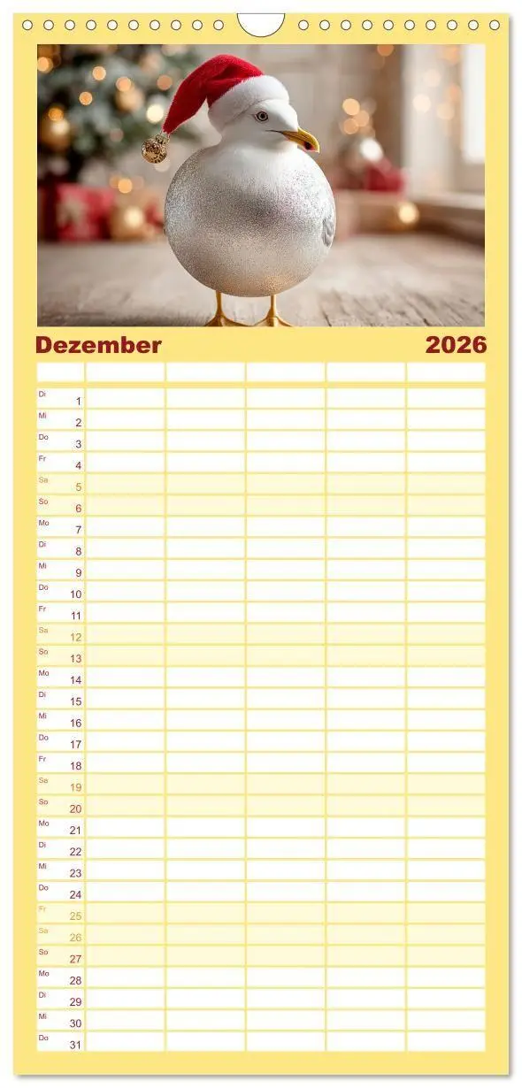 Bild: 9783516724387 | Familienplaner 2026 - Möwen on Tour mit 5 Spalten (Wandkalender, 21...