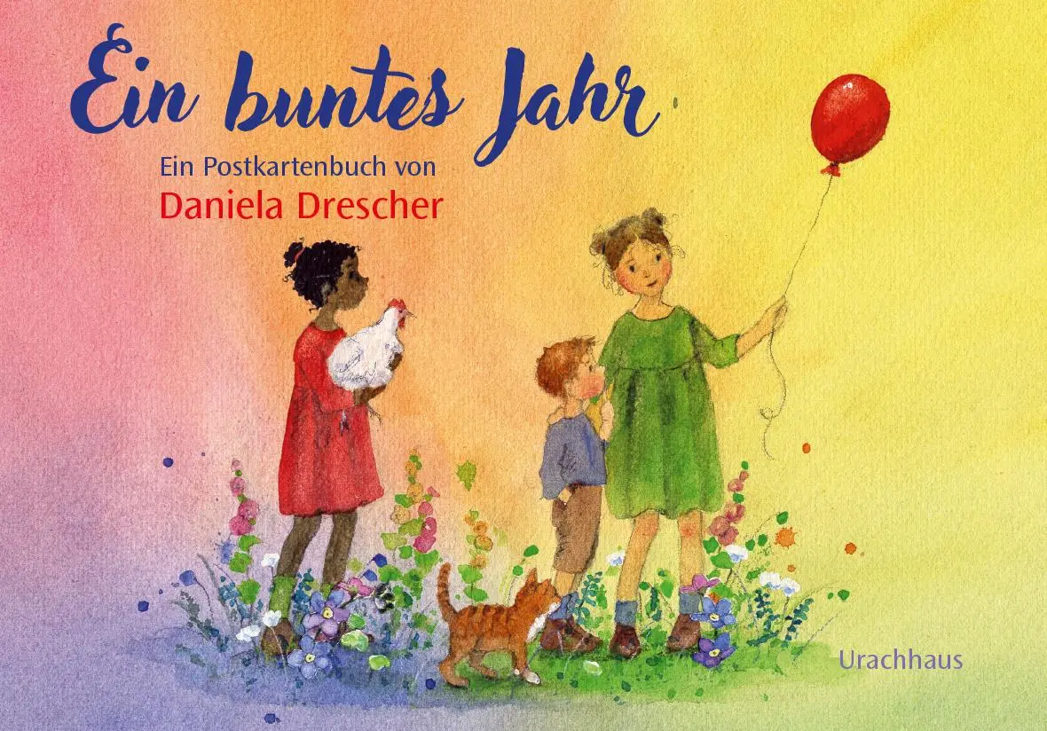 Cover: 9783825154387 | Postkartenbuch 'Ein buntes Jahr' | Daniela Drescher | Taschenbuch