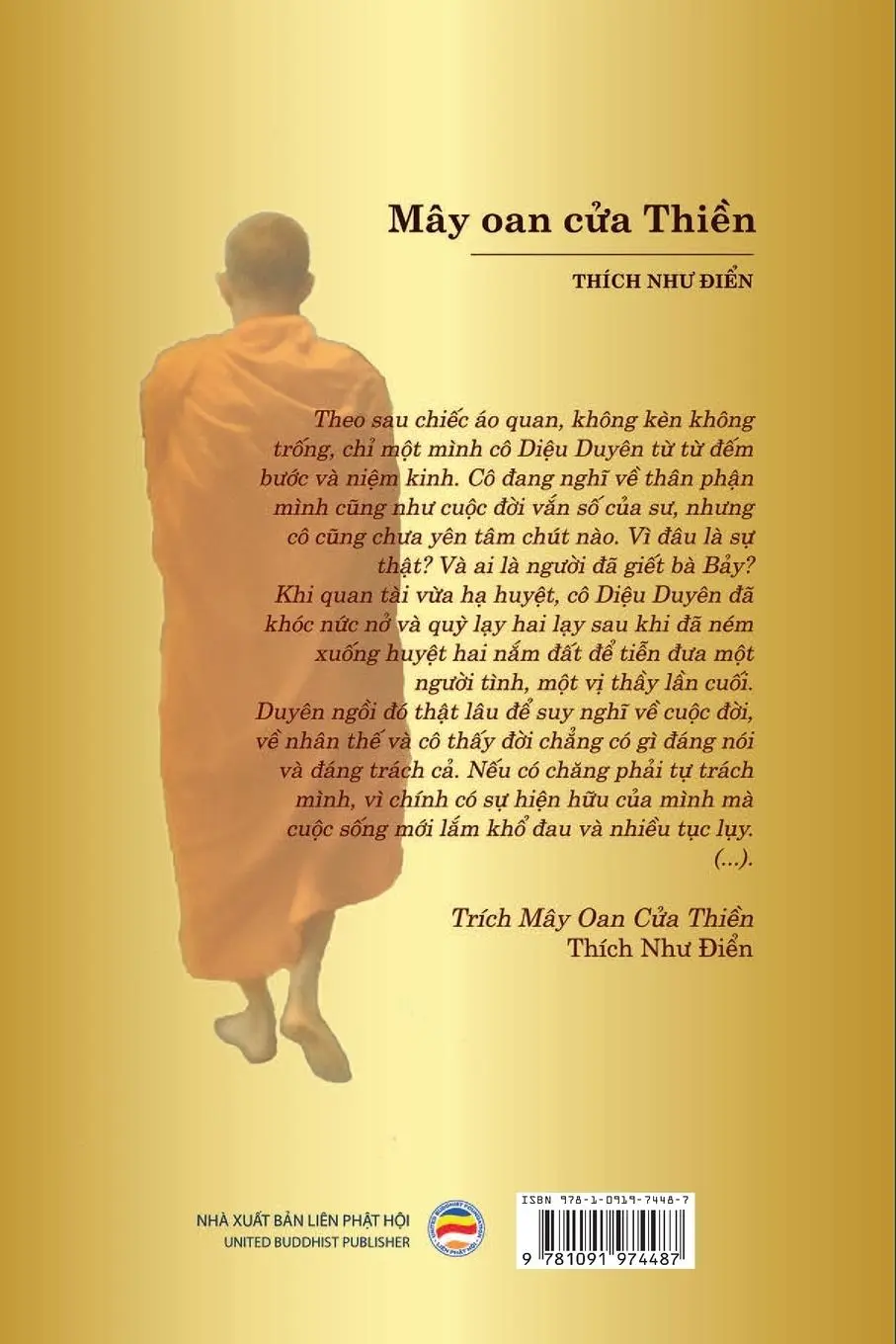Rückseite: 9781091974487 | Mây oan c¿a Thi¿n | Thích Nh¿ ¿i¿n | Taschenbuch | Vietnamesisch