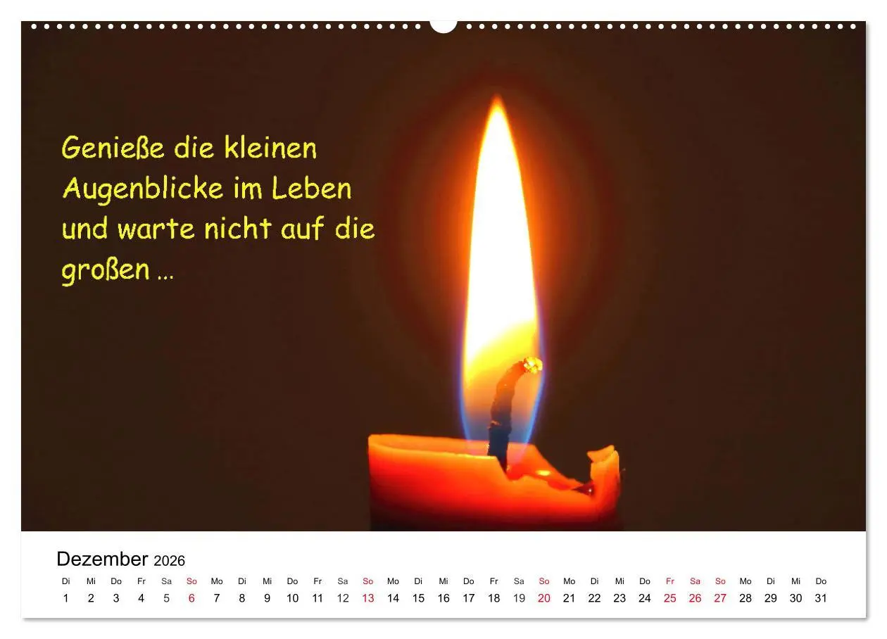 Bild: 9783457794487 | Lebensweisheiten 2026 (Wandkalender 2026 DIN A2 quer), CALVENDO...