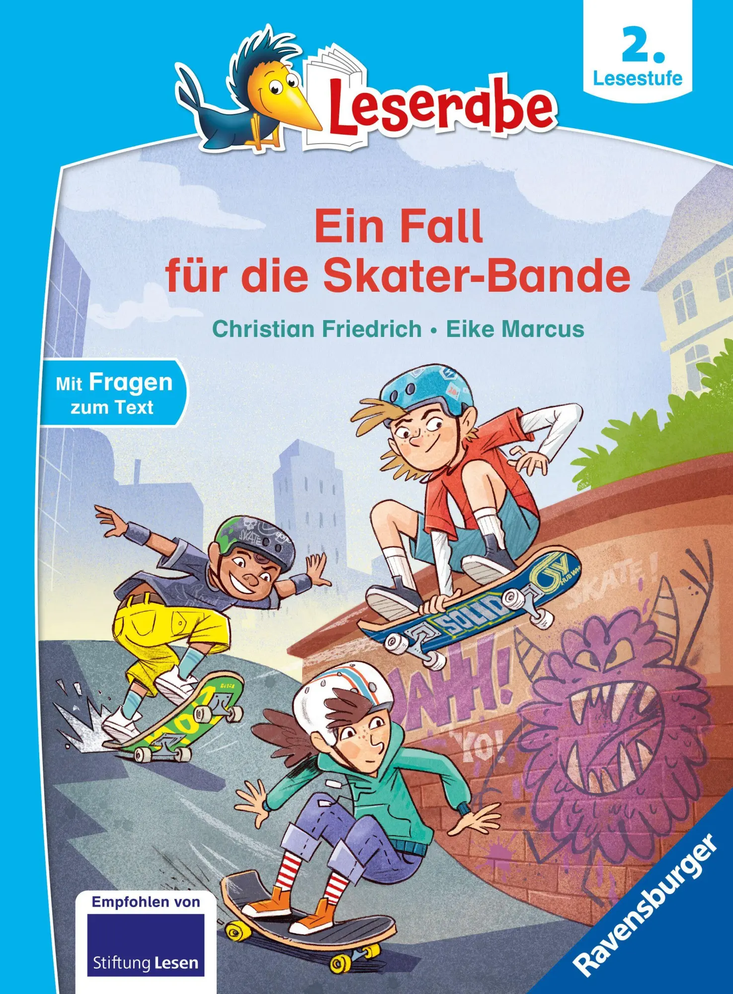 Cover: 9783473464487 | Leserabe 2. Lesestufe - Ein Fall für die Skater-Bande | Friedrich