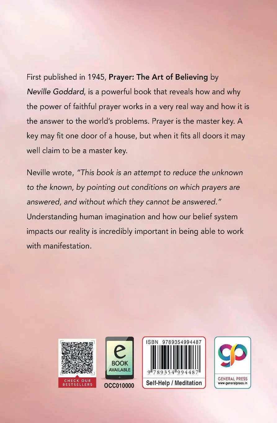 Rückseite: 9789354994487 | Prayer | The Art of Believing | Neville Goddard | Taschenbuch | 2022