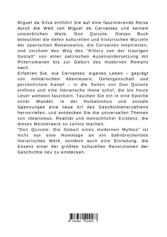 Bild: 9783384424587 | Don Quixote: Die Geburt eines modernen Mythos | Miguel da Silva | Buch