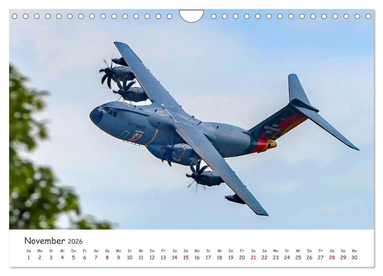 Bild: 9783457304587 | A400M LTG 62 (Wandkalender 2026 DIN A4 quer), CALVENDO Monatskalender