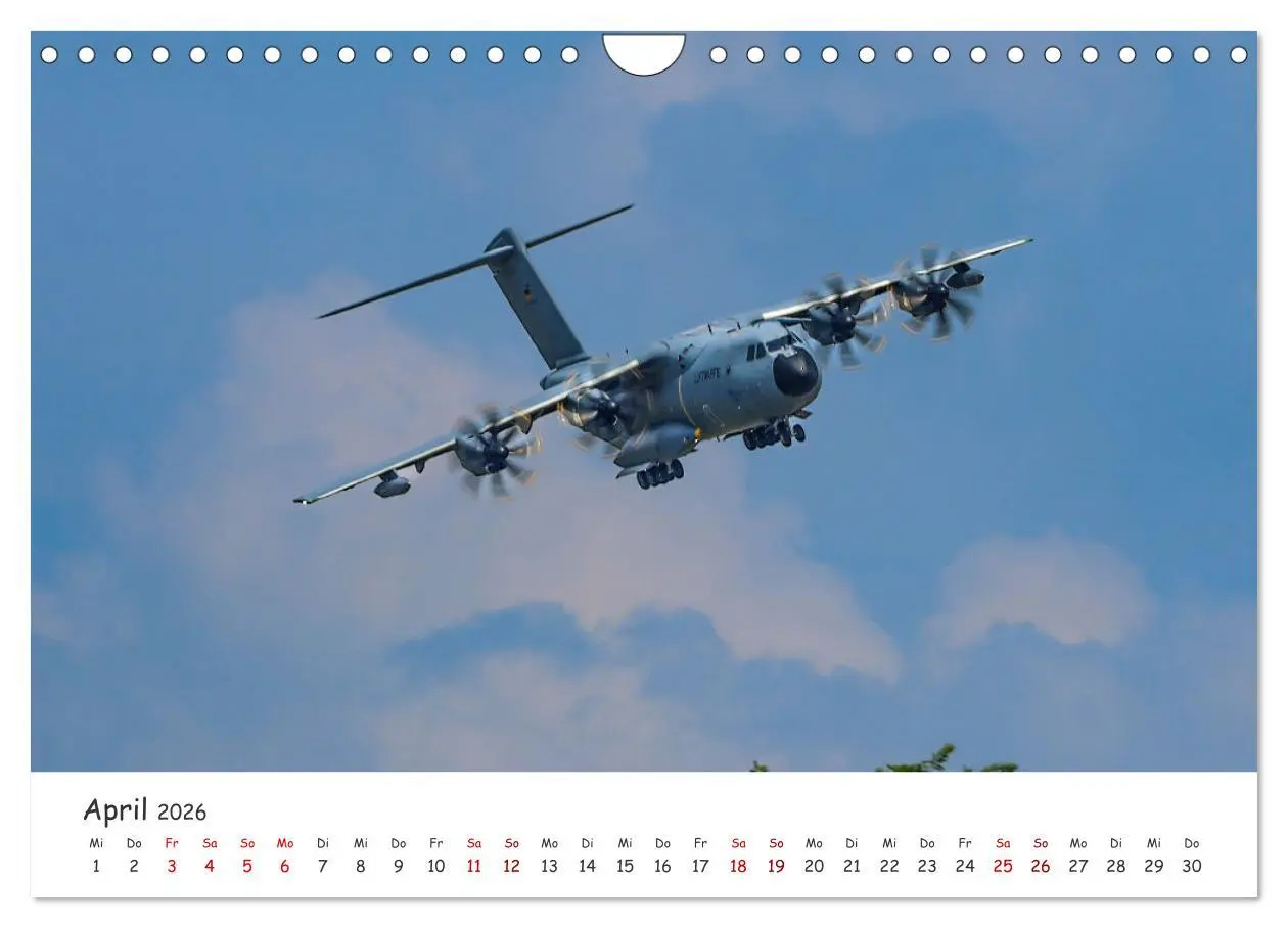 Bild: 9783457304587 | A400M LTG 62 (Wandkalender 2026 DIN A4 quer), CALVENDO Monatskalender