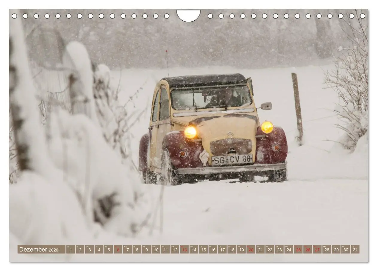 Bild: 9783457924587 | Die Ente ist sicher - Fahrspaß mit 2 CV Dolly (Wandkalender 2026...