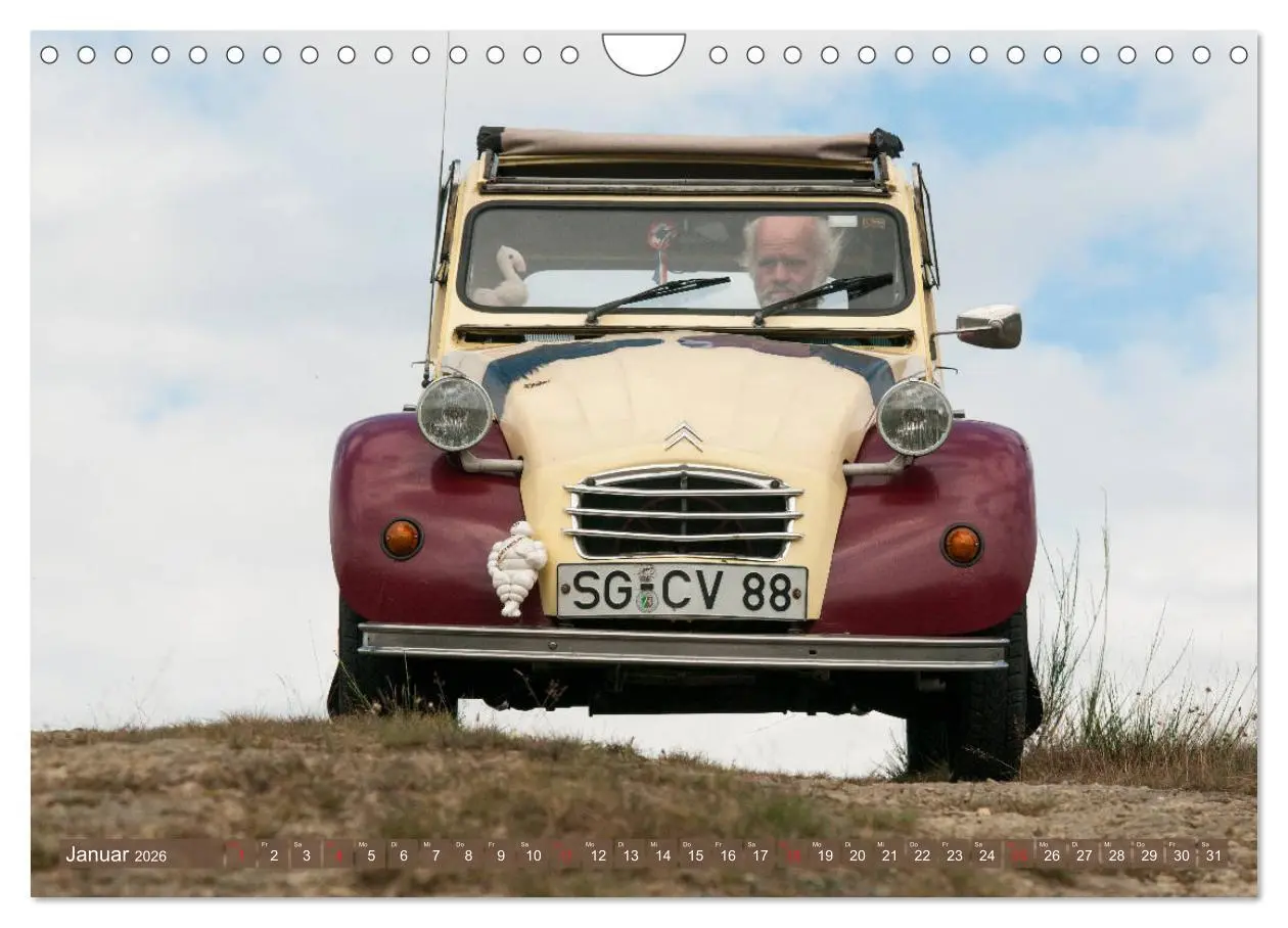 Bild: 9783457924587 | Die Ente ist sicher - Fahrspaß mit 2 CV Dolly (Wandkalender 2026...