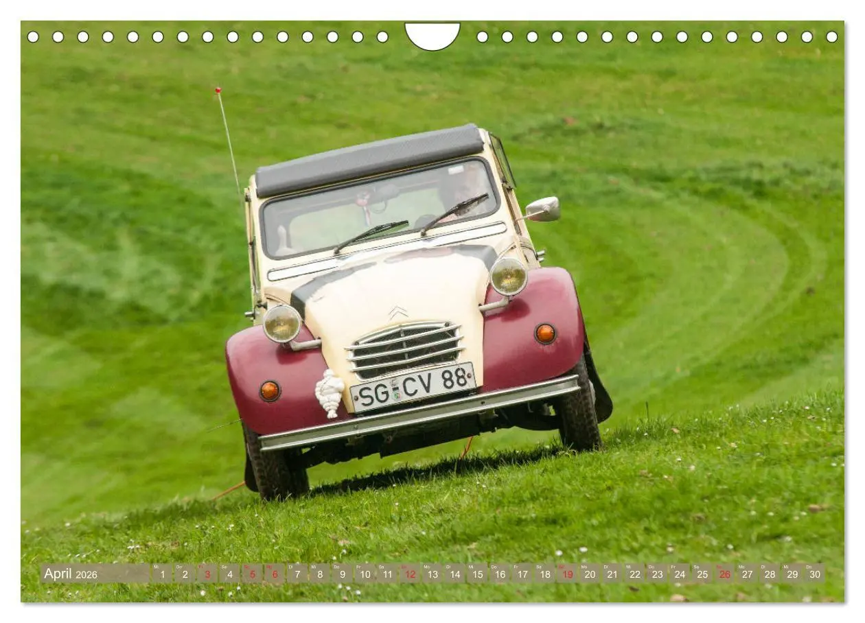 Bild: 9783457924587 | Die Ente ist sicher - Fahrspaß mit 2 CV Dolly (Wandkalender 2026...