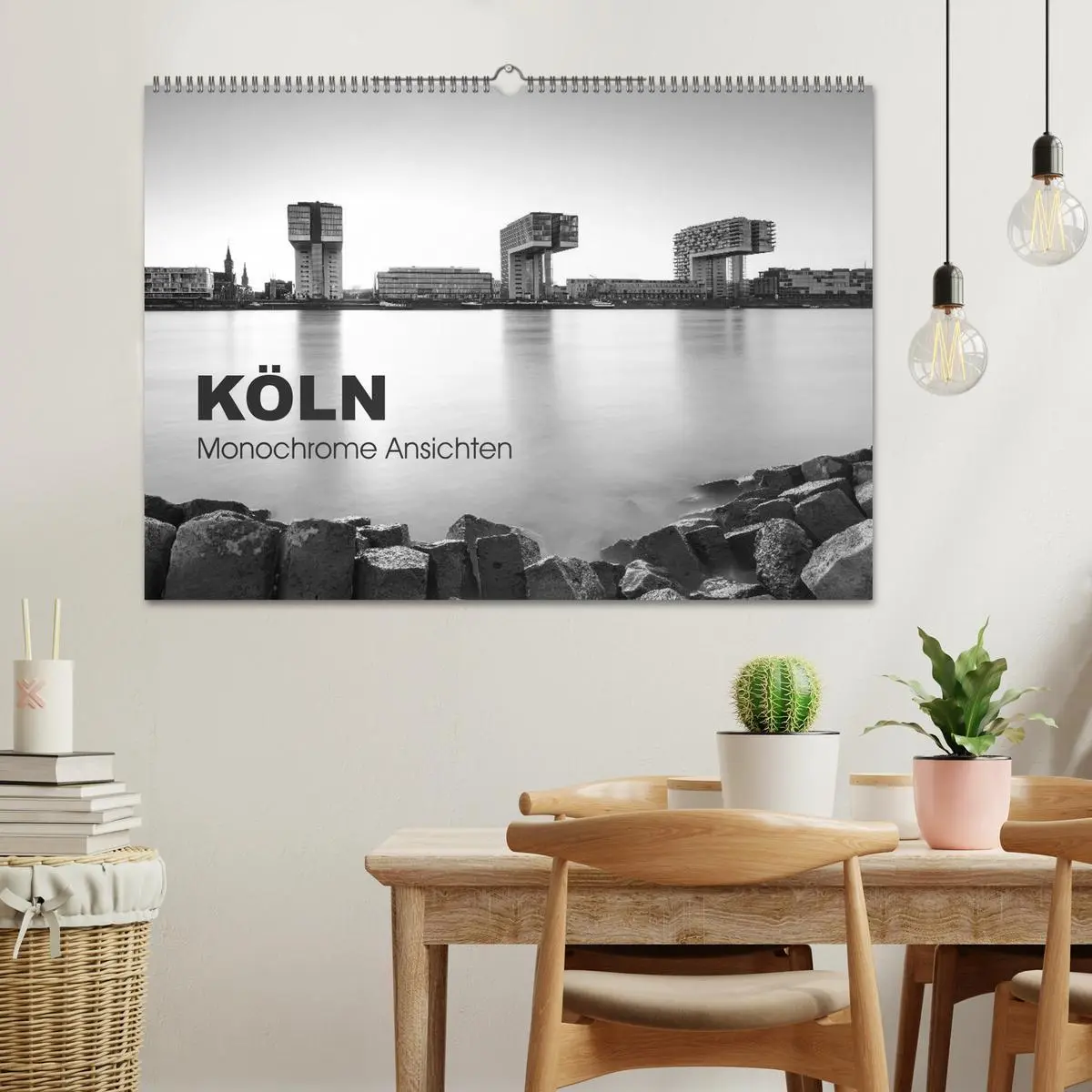 Bild: 9783516014587 | Köln - monochrome Ansichten (Wandkalender 2026 DIN A2 quer),...