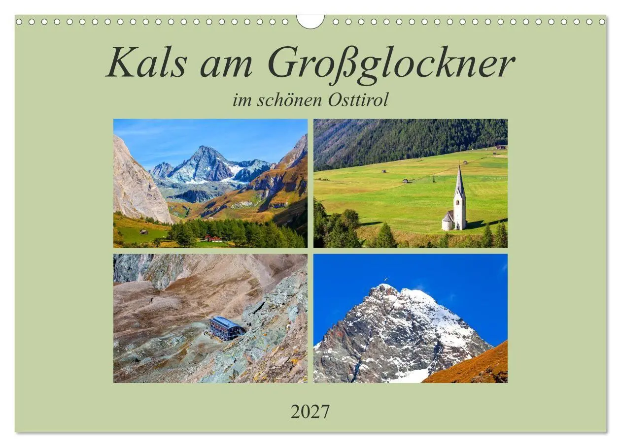 Cover: 9783569584587 | Kals am Großglockner (Wandkalender 2027 DIN A3 quer), CALVENDO...