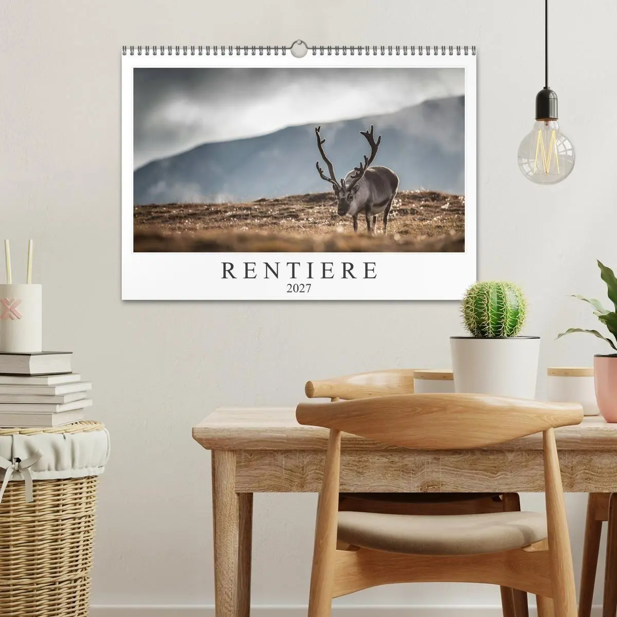 Bild: 9783569724587 | Rentiere (Wandkalender 2027 DIN A3 quer), CALVENDO Monatskalender