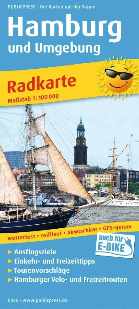 Cover: 9783747304587 | Hamburg und Umgebung 1:100 000 | (Land-)Karte | Radkarte | Deutsch