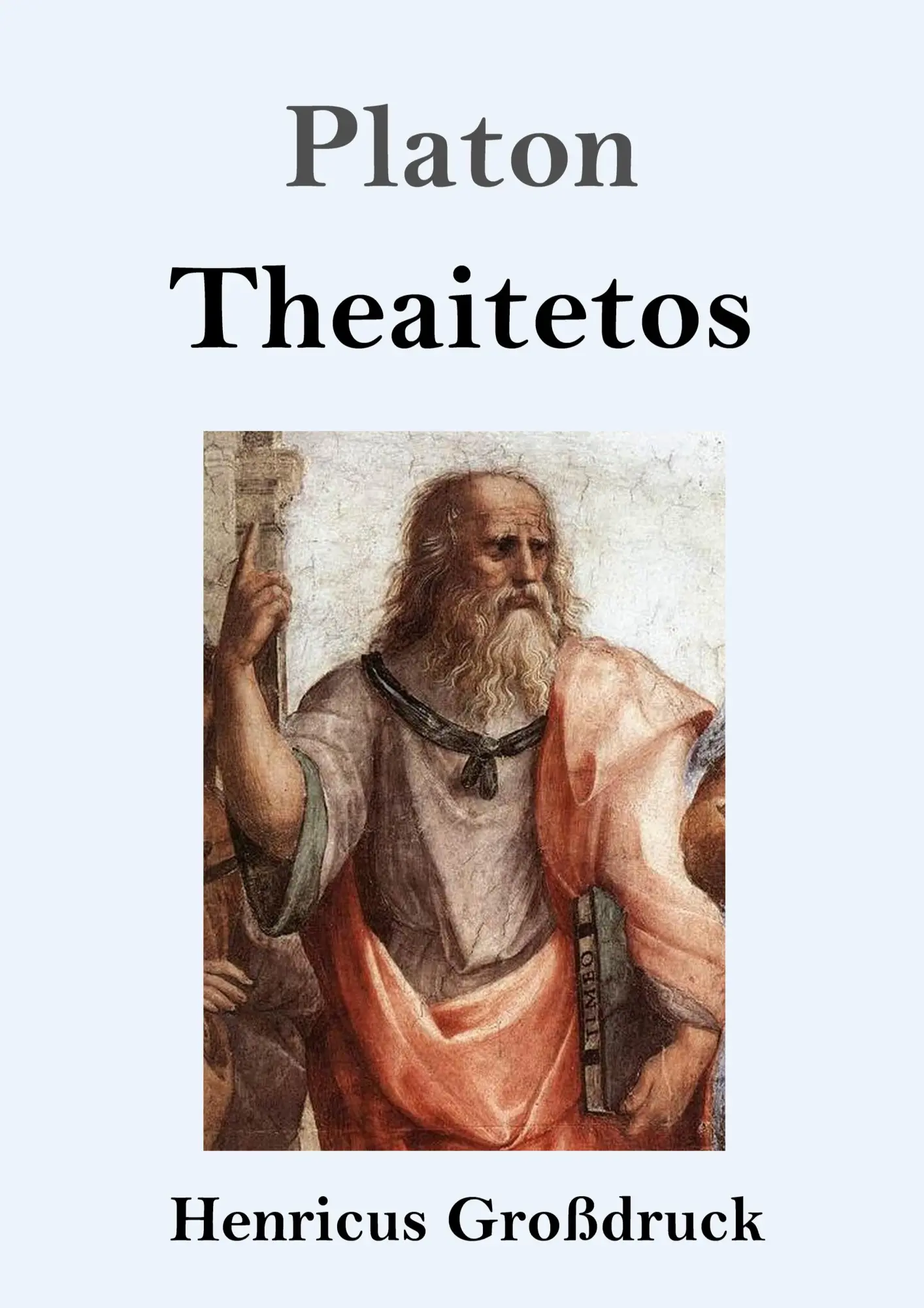 Cover: 9783847844587 | Theaitetos (Großdruck) | Platon | Taschenbuch | 124 S. | Deutsch