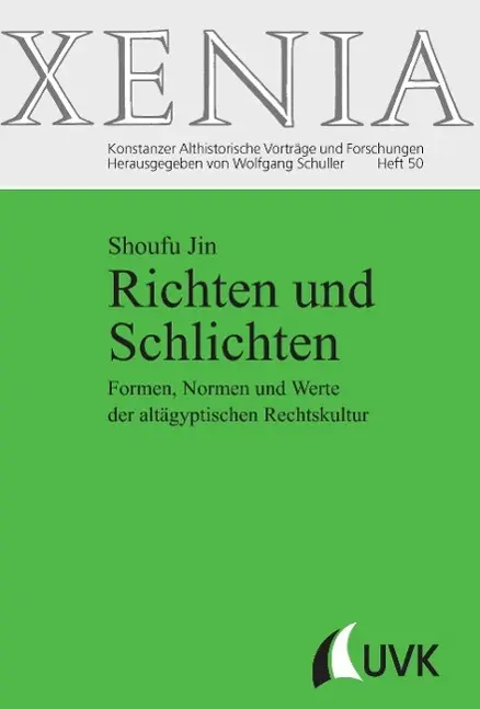 Cover: 9783867644587 | Richten und Schlichten | Shoufu Jin | Buch | 332 S. | Deutsch | 2014