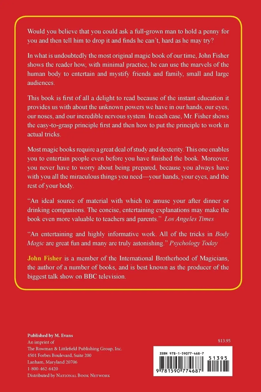 Rückseite: 9781590774687 | Body Magic | John Fisher | Taschenbuch | Englisch | 2014