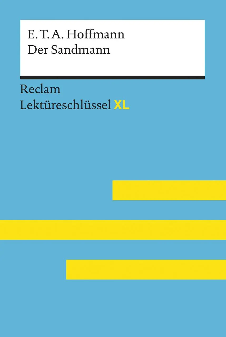 Cover: 9783150154687 | Der Sandmann von E. T. A. Hoffmann: Lektüreschlüssel mit...