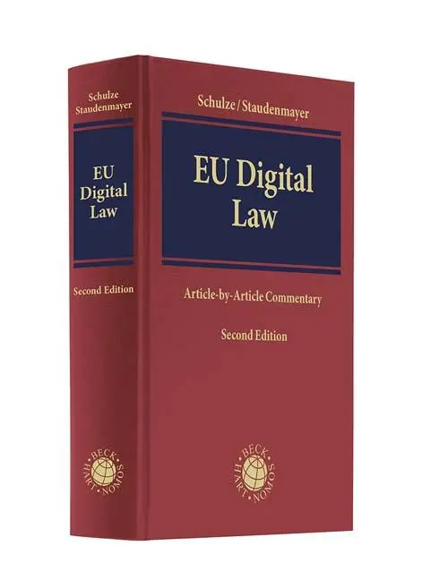 Cover: 9783406804687 | EU Digital Law | Article-by-Article Commentary | Schulze (u. a.) | XXI