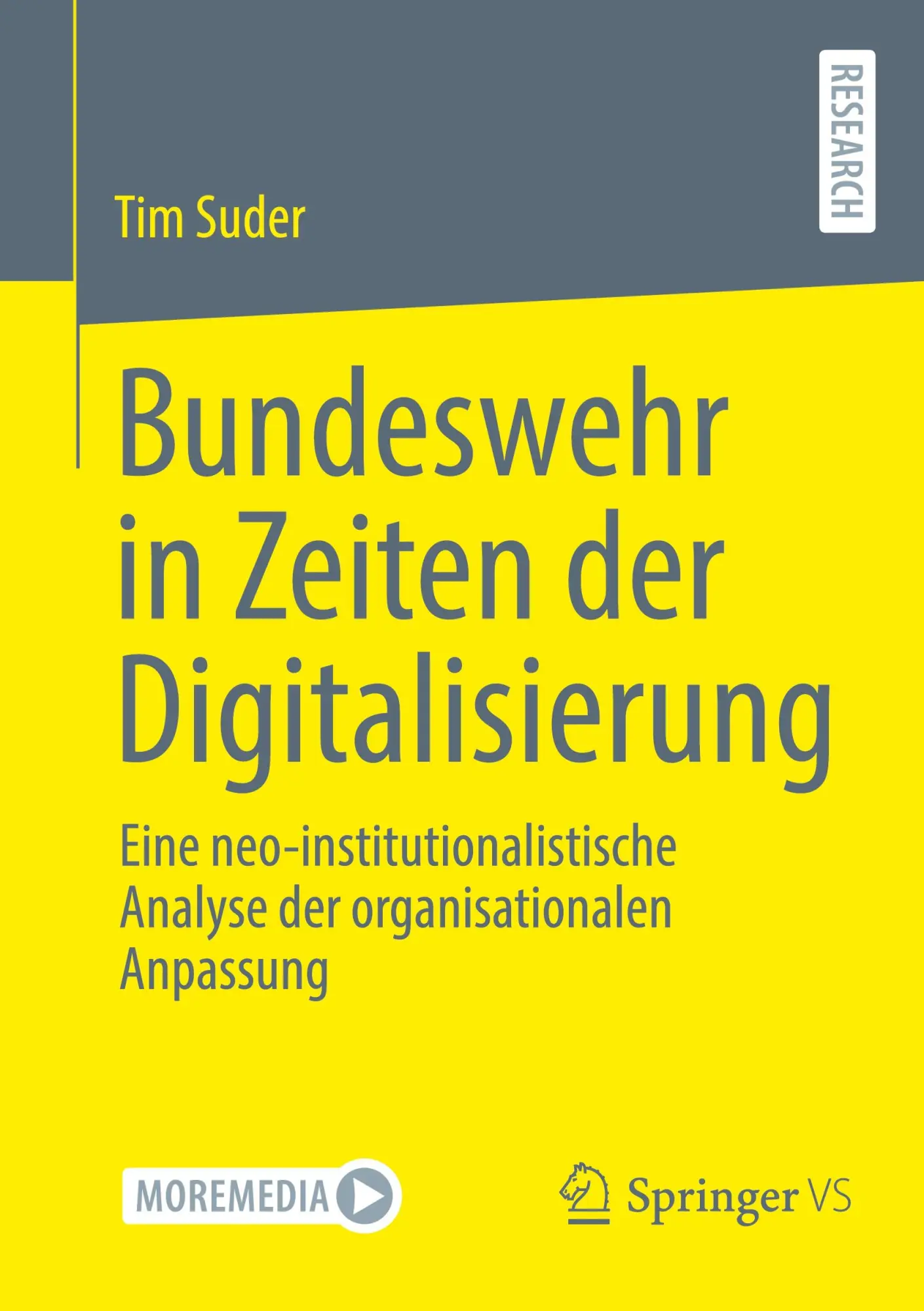 Cover: 9783658434687 | Bundeswehr in Zeiten der Digitalisierung | Tim Suder | Taschenbuch
