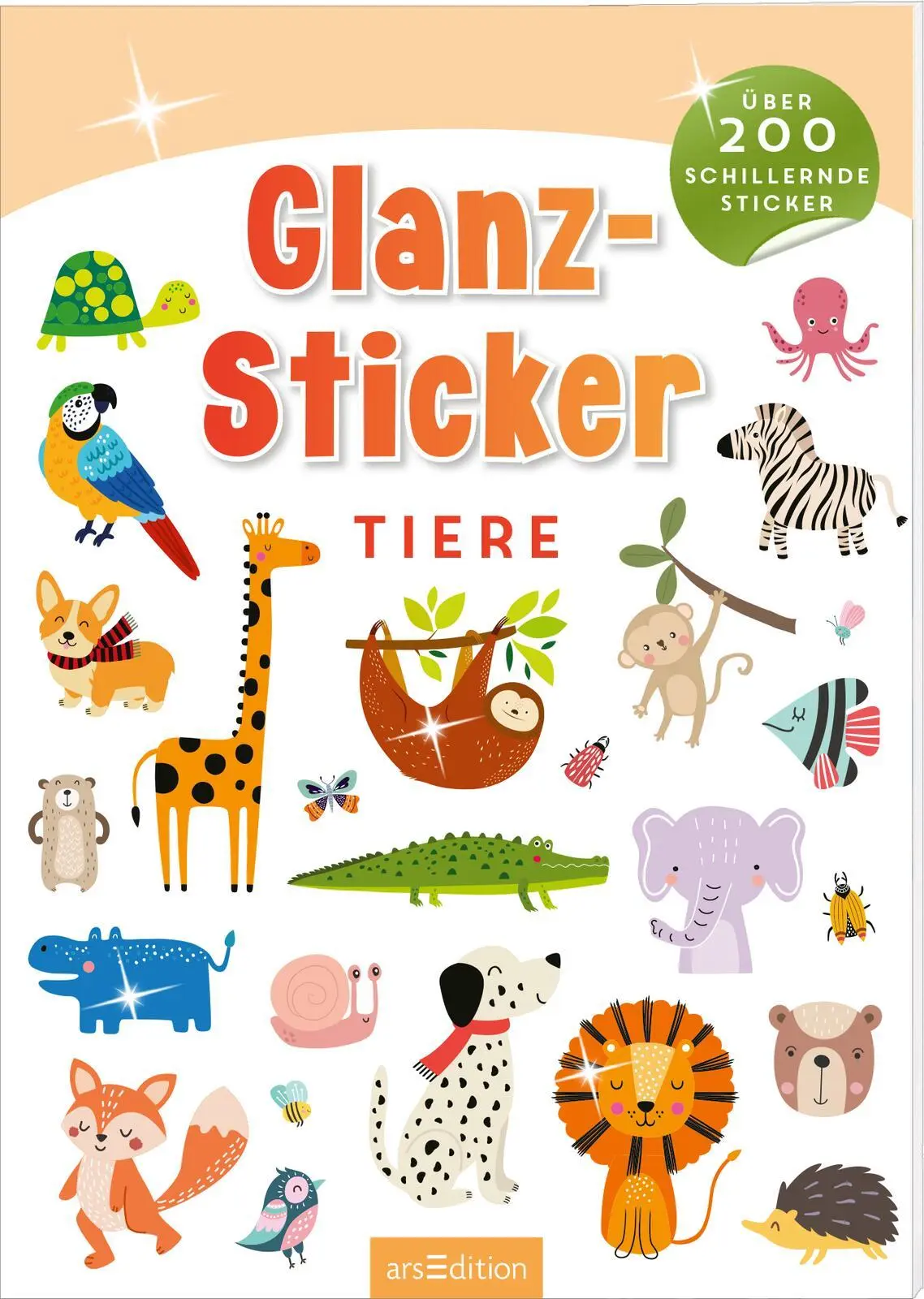 Cover: 4014489134787 | Glanz-Sticker - Tiere | Über 200 schillernde Sticker | Broschüre