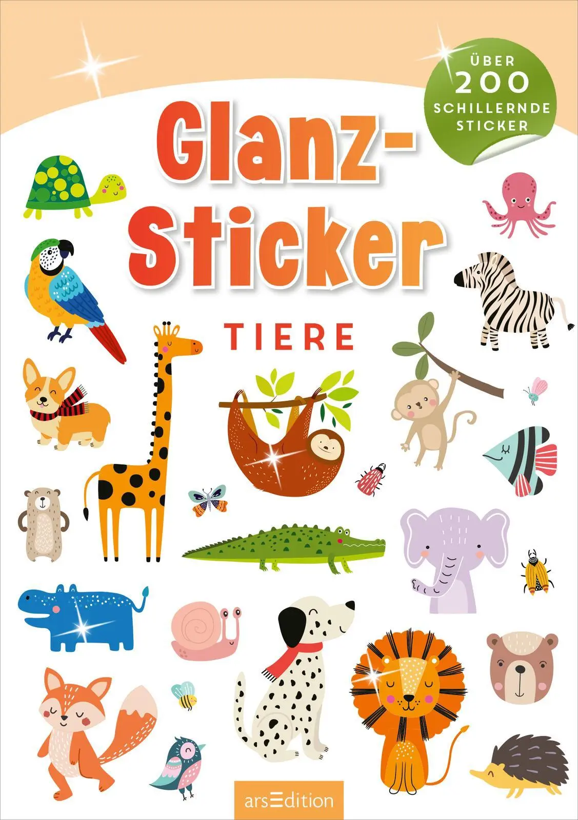 Bild: 4014489134787 | Glanz-Sticker - Tiere | Über 200 schillernde Sticker | Broschüre