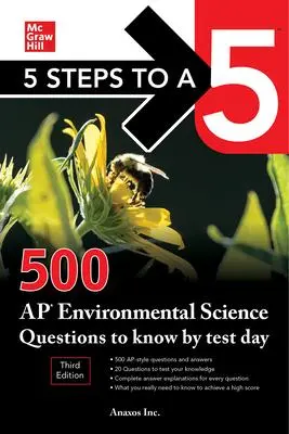 Cover: 9781260474787 | 5 Steps to a 5: 500 AP Environmental Science Questions to Know by...