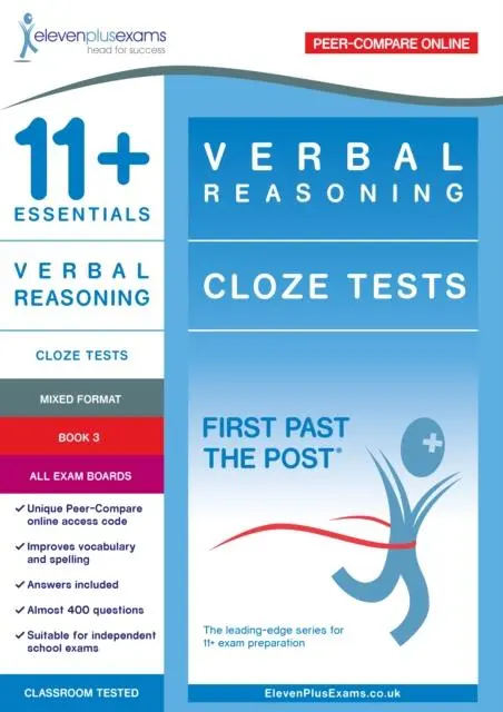 Cover: 9781912364787 | 11+ Essentials Verbal Reasoning: Cloze Tests Book 3 | Taschenbuch