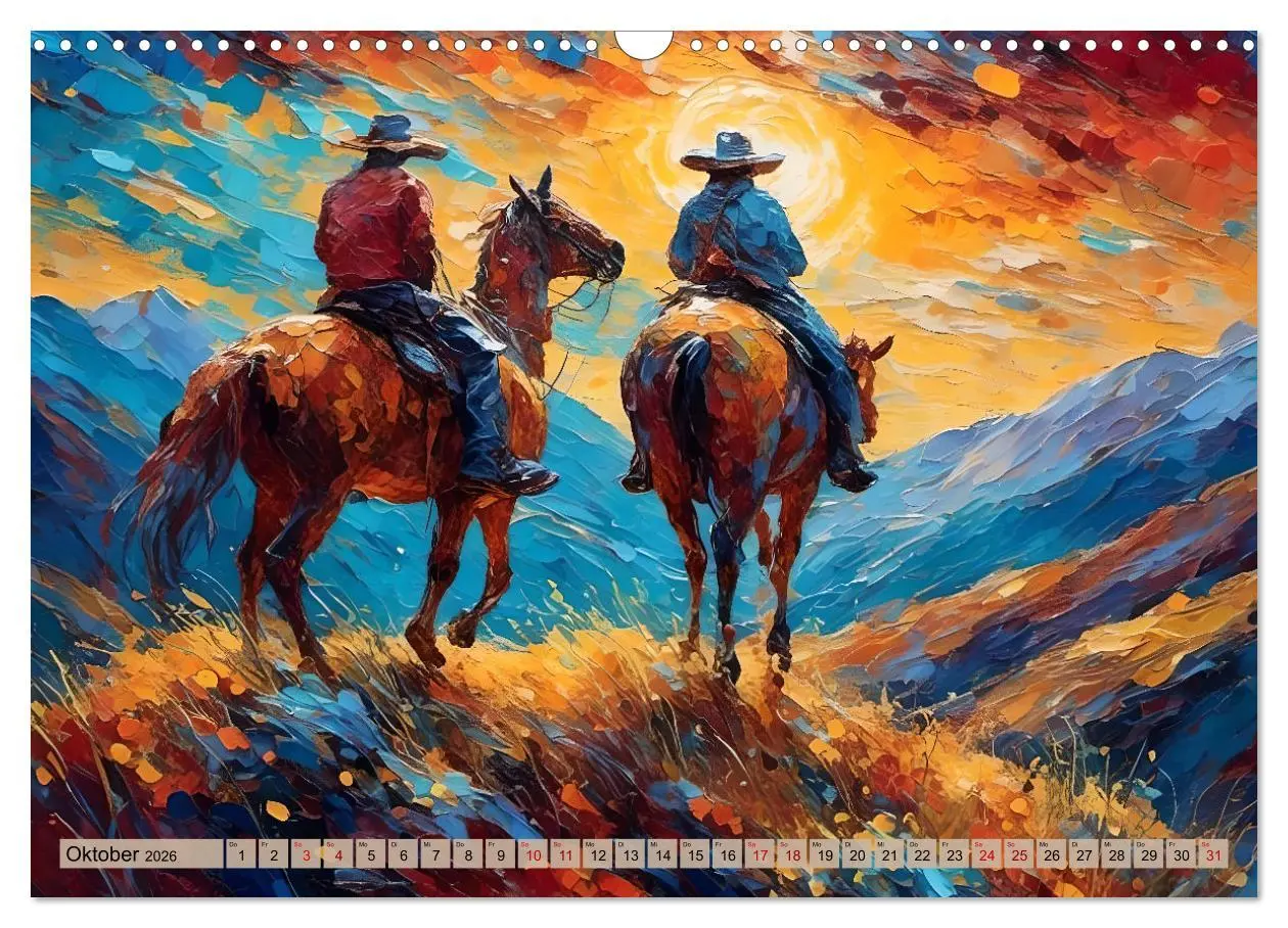Bild: 9783457384787 | Wild West Moments (Wandkalender 2026 DIN A3 quer), CALVENDO...