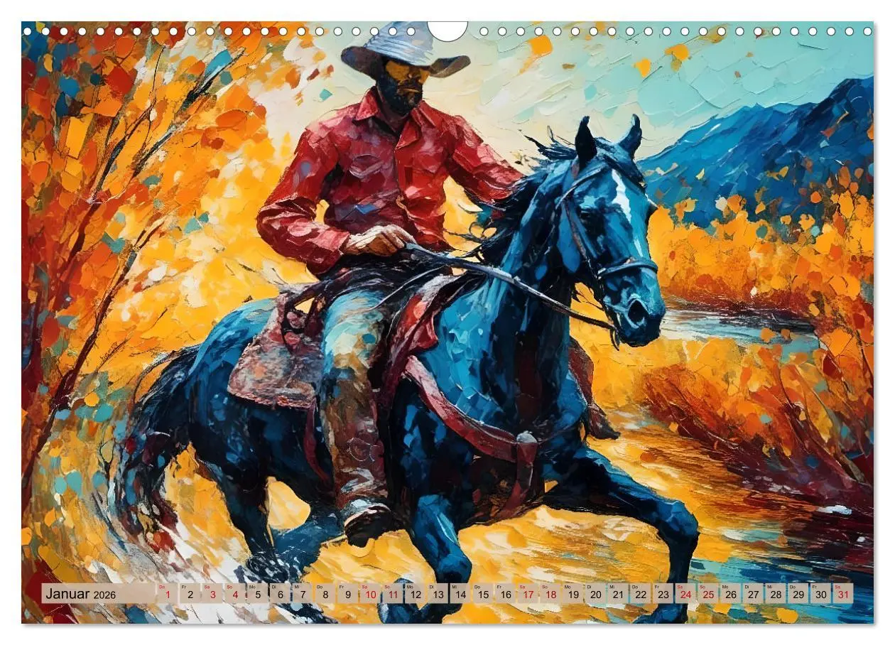 Bild: 9783457384787 | Wild West Moments (Wandkalender 2026 DIN A3 quer), CALVENDO...