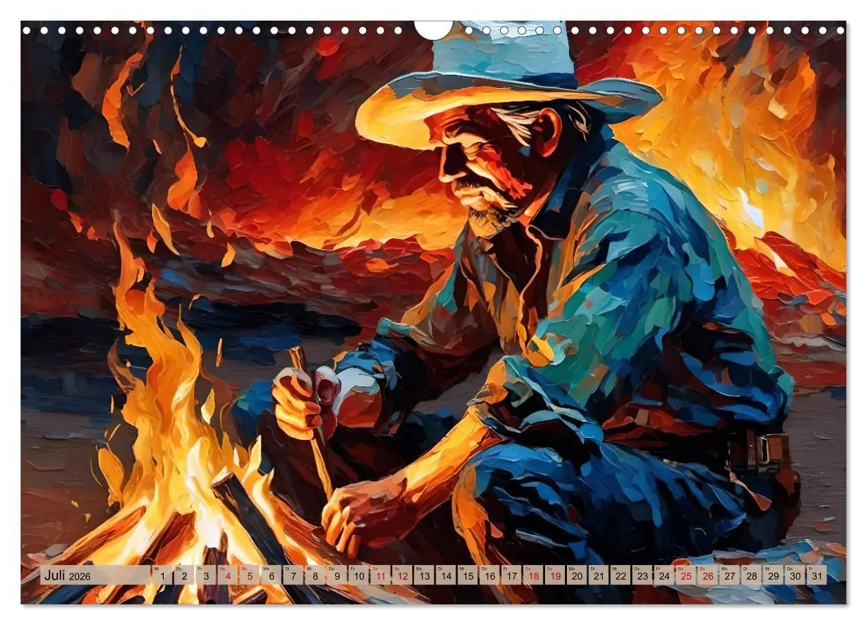 Bild: 9783457384787 | Wild West Moments (Wandkalender 2026 DIN A3 quer), CALVENDO...